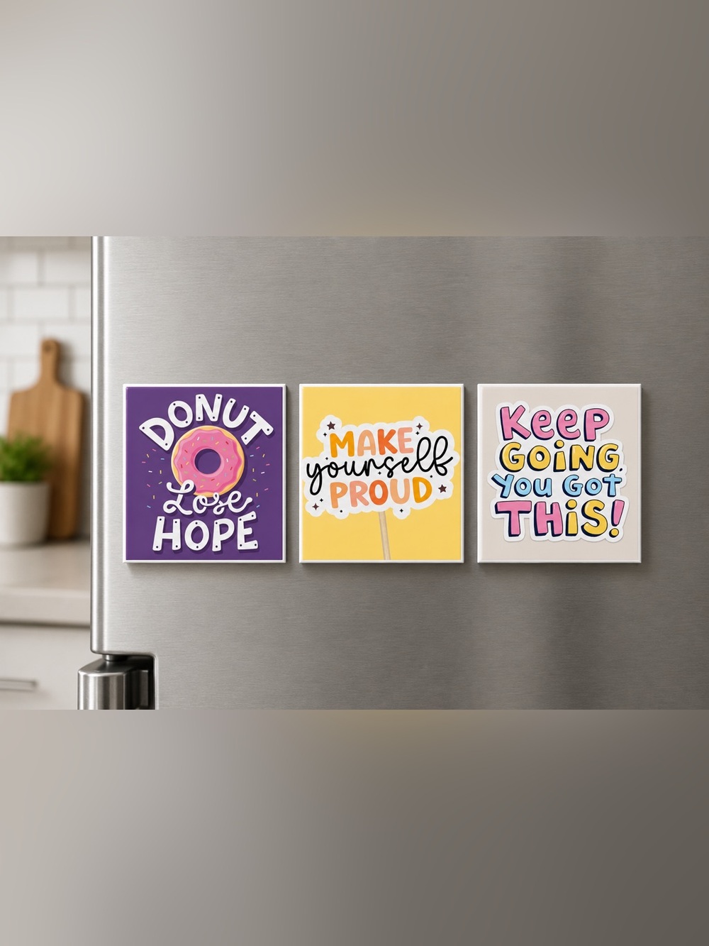 Inspirational Quote Magnet Set